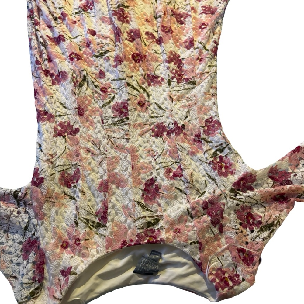 Rabbit Rabbit Rabbit Pink Floral Long Sleeve Dress - Picture 7 of 7
